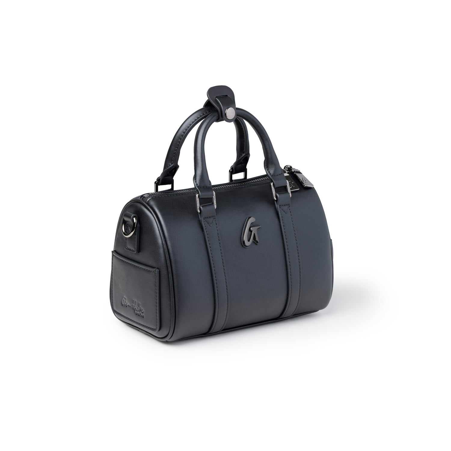 MINI STANDARD GAL BOSTON BAG - BLACK
