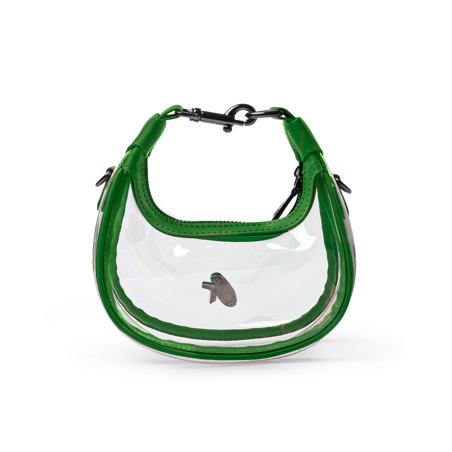 NANO CLEAR HOBO BAG - GREEN