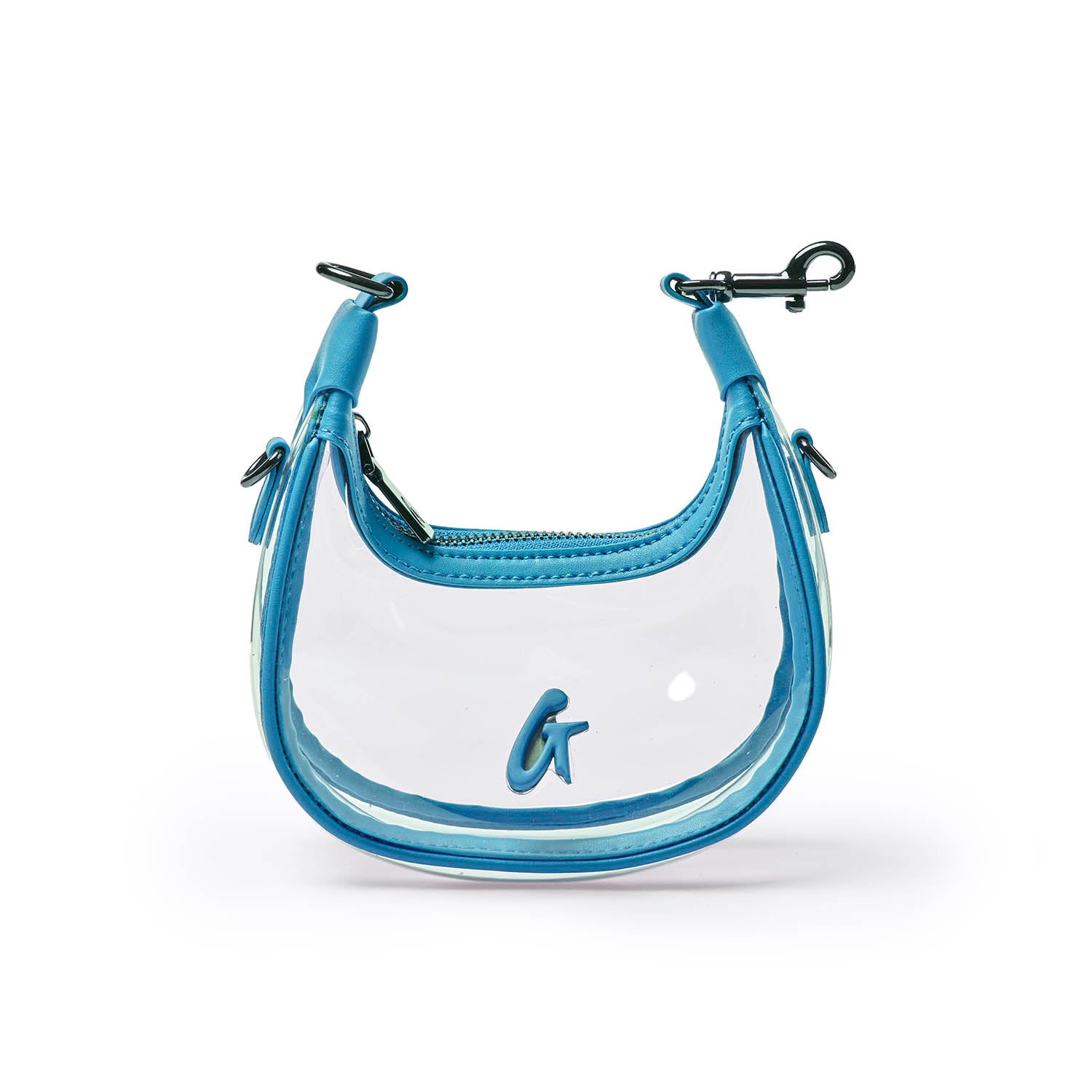 NANO CLEAR HOBO BAG - HONOLULU BLUE