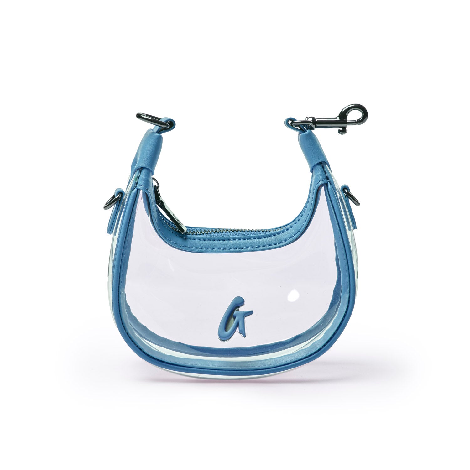 NANO CLEAR HOBO BAG - HONOLULU BLUE