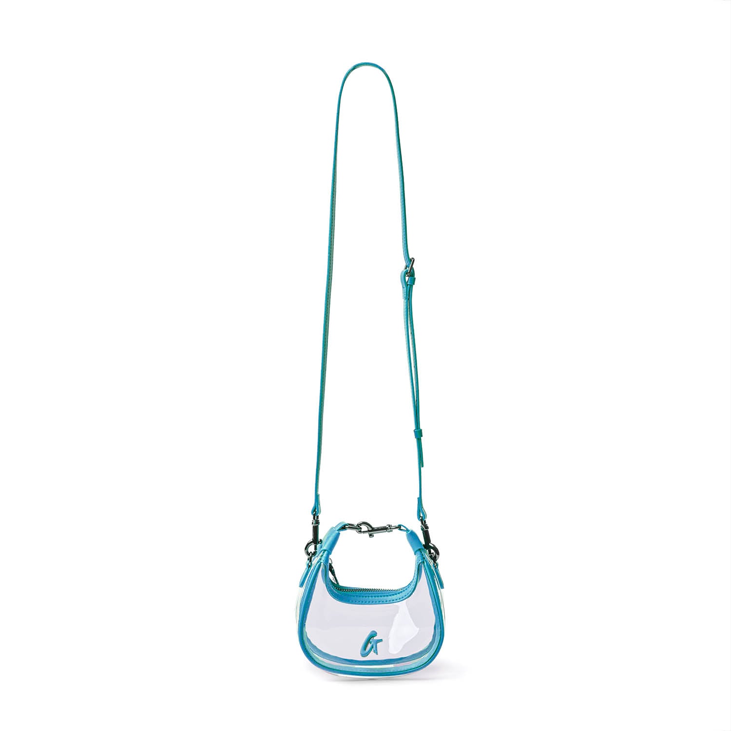 NANO CLEAR HOBO BAG - HONOLULU BLUE