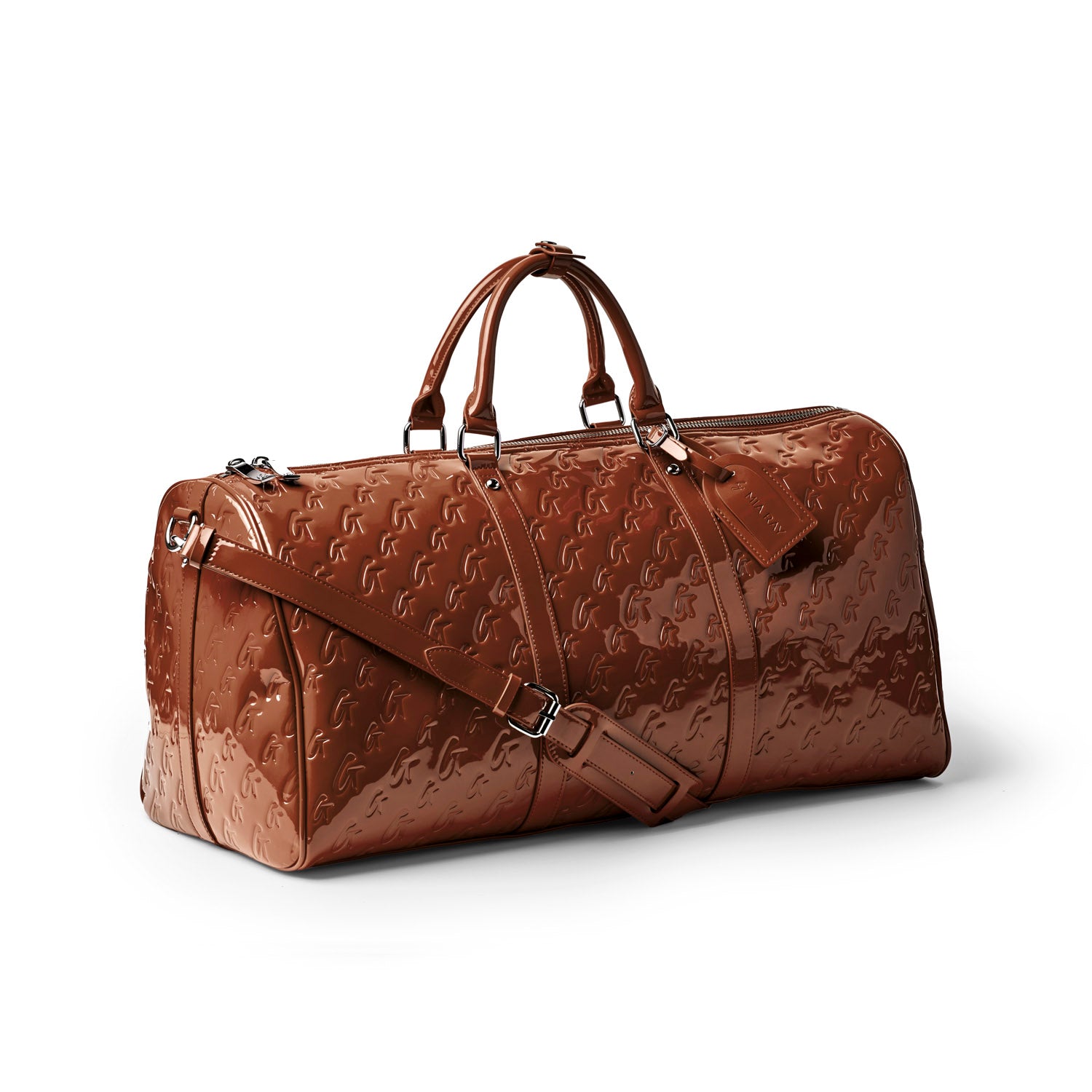 MONOGRAM DUFFLE BAG - MIRROR BROWN