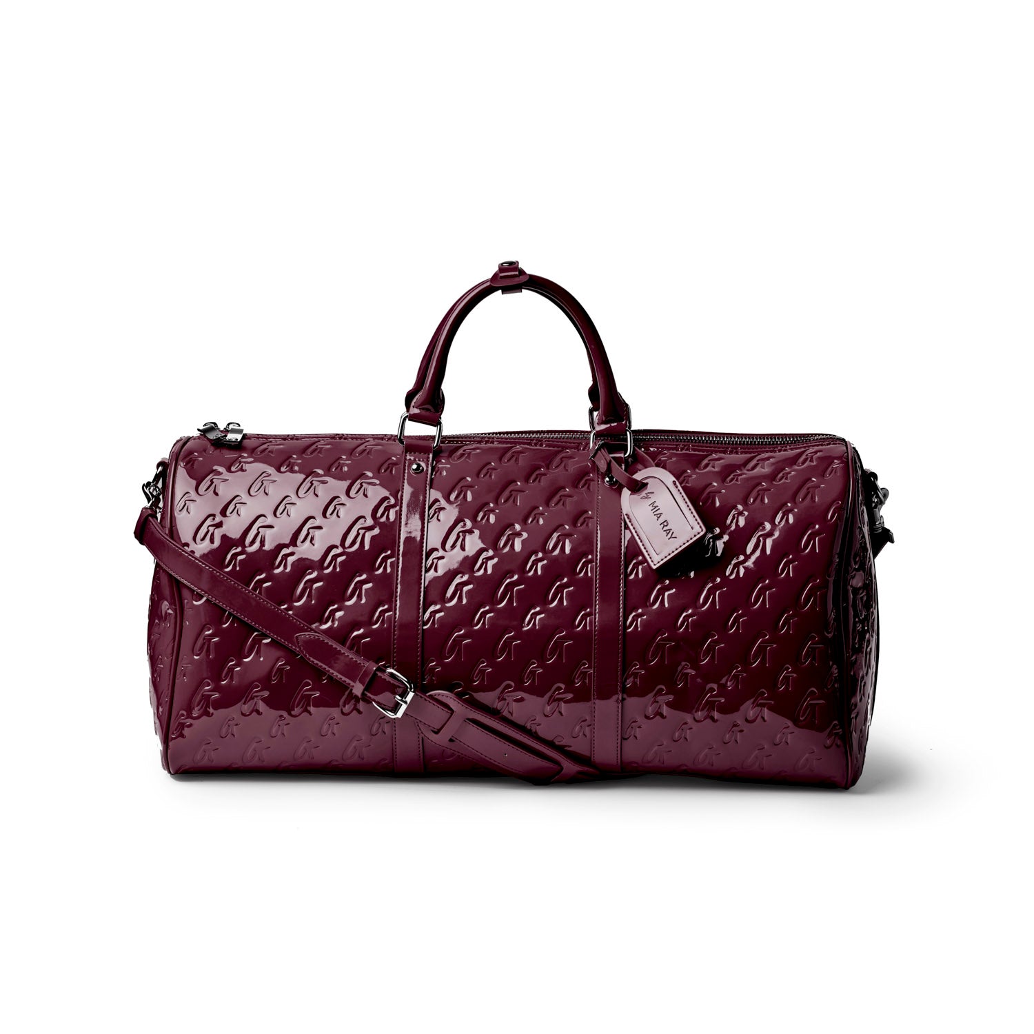 MONOGRAM TRAVEL SET - MIRROR BURGUNDY