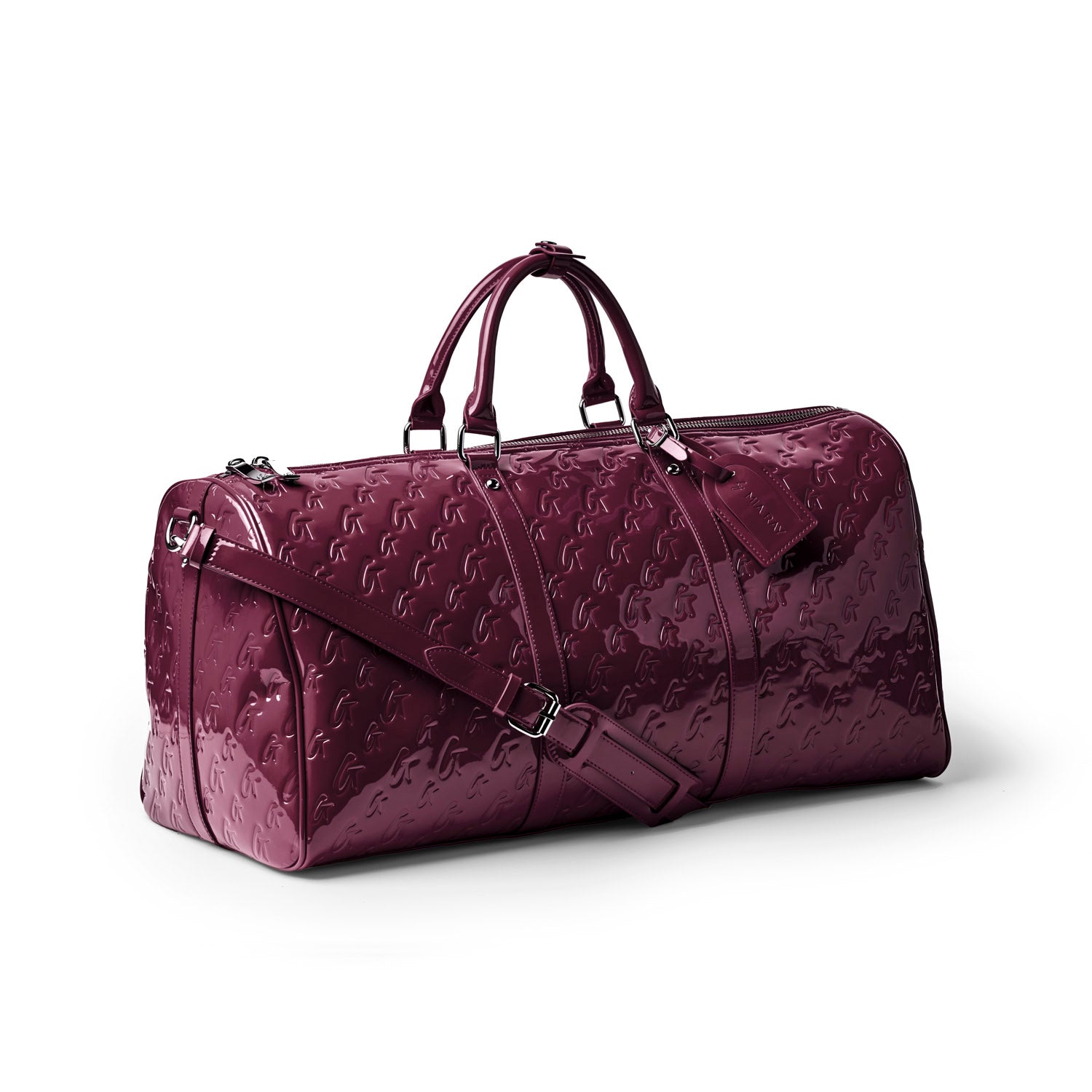 MONOGRAM DUFFLE BAG - MIRROR BURGUNDY