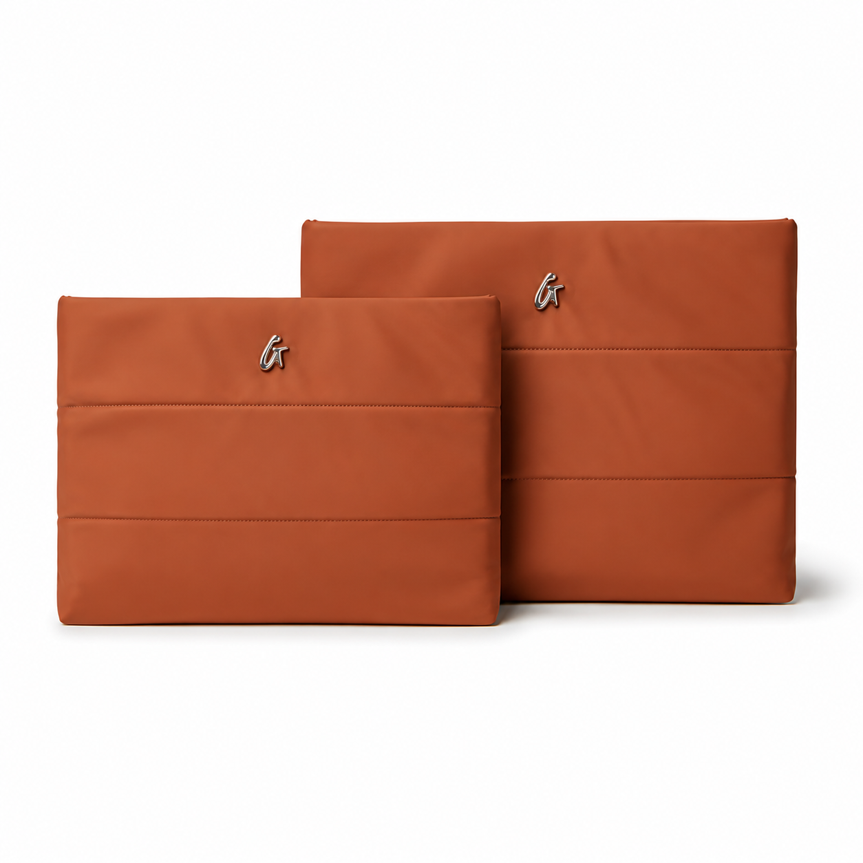 NYLON LAPTOP SLEEVE - BROWN