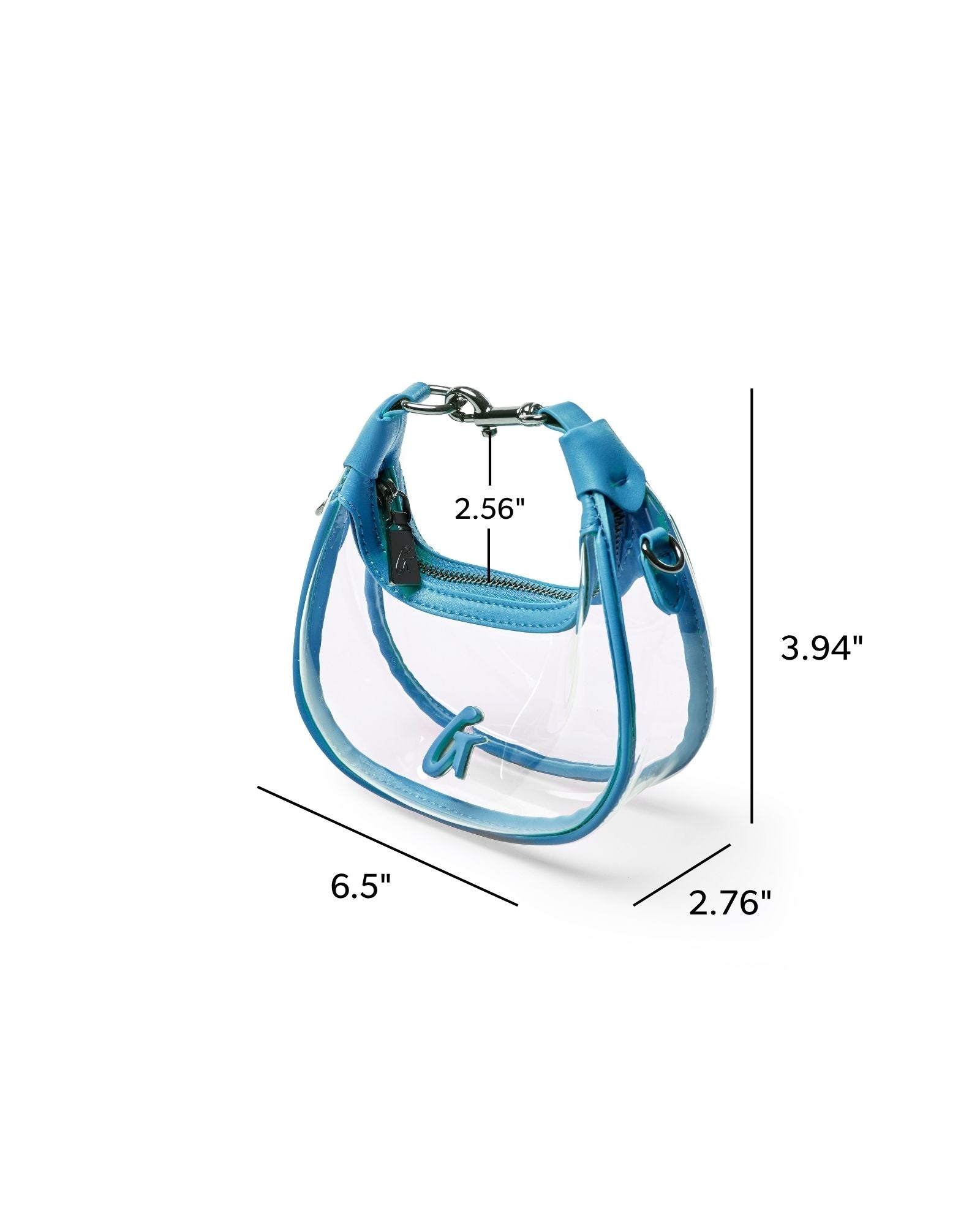 NANO CLEAR HOBO BAG - HONOLULU BLUE