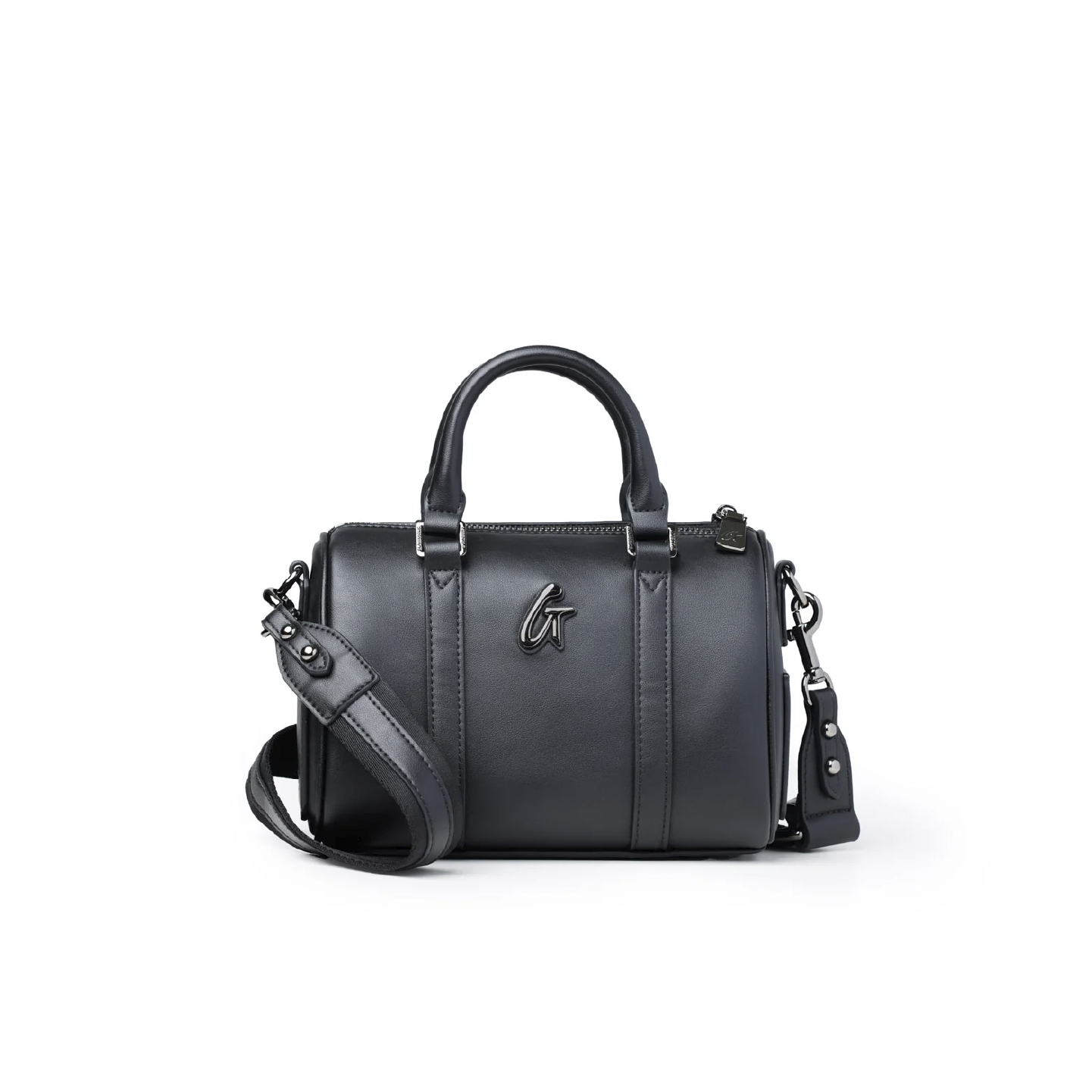 Mini Standard Gal Boston Bag | Black | Structured Design | Glam-Aholic