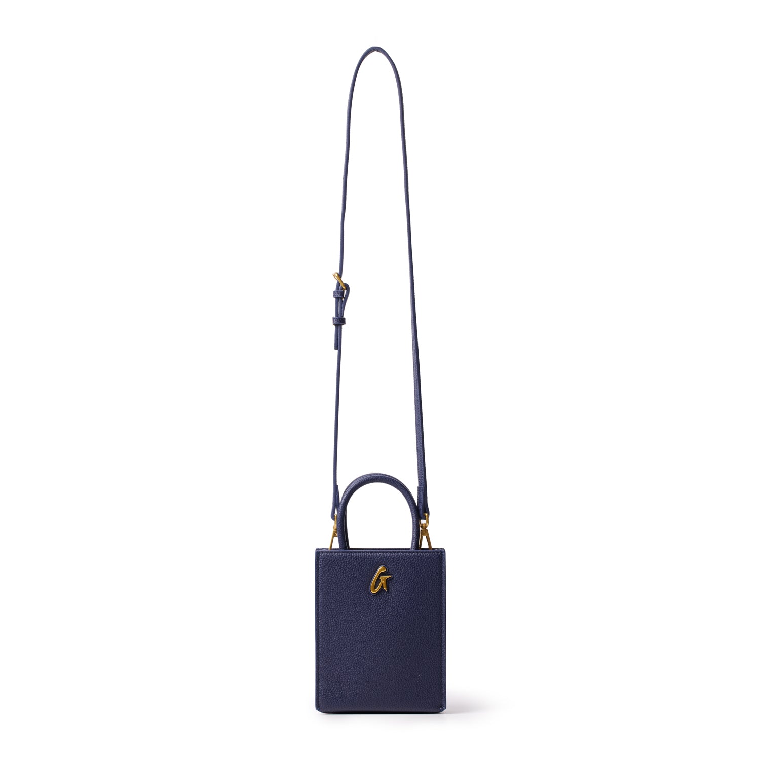 PEBBLE MINI TOTE NAVY