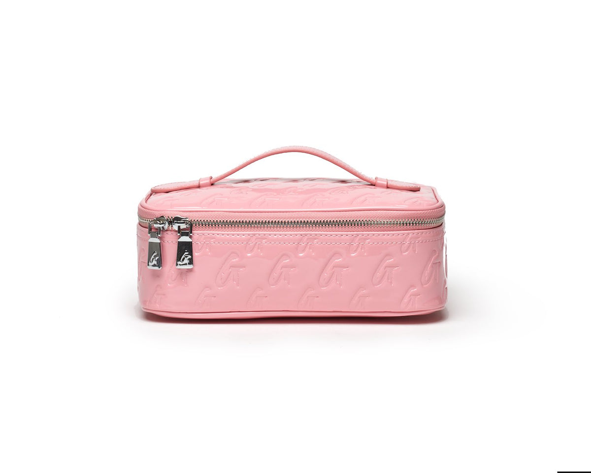 MONOGRAM TOILETRY SET - MIRROR LIGHT PINK