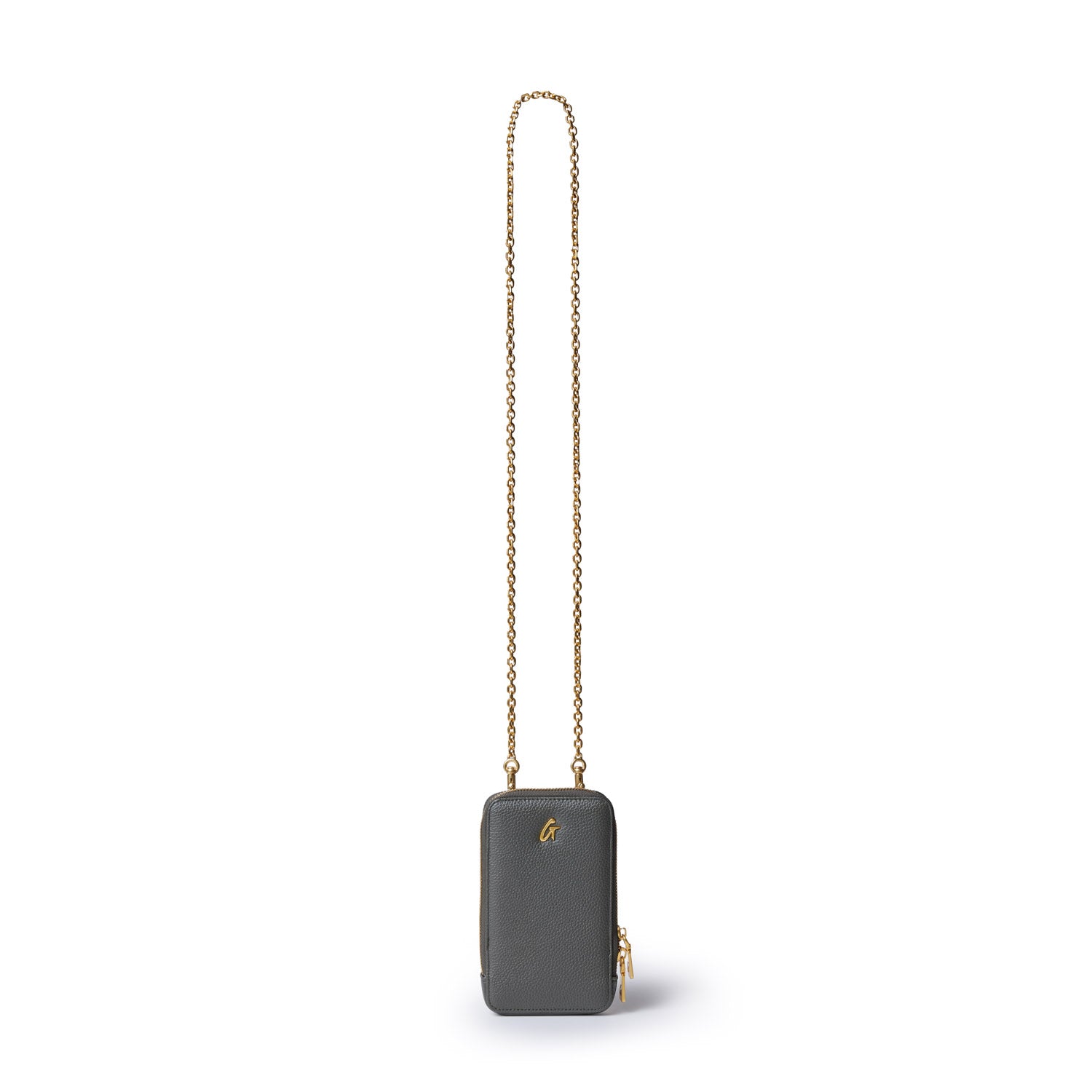 PEBBLE PHONE CROSSBODY - OLIVE GREEN