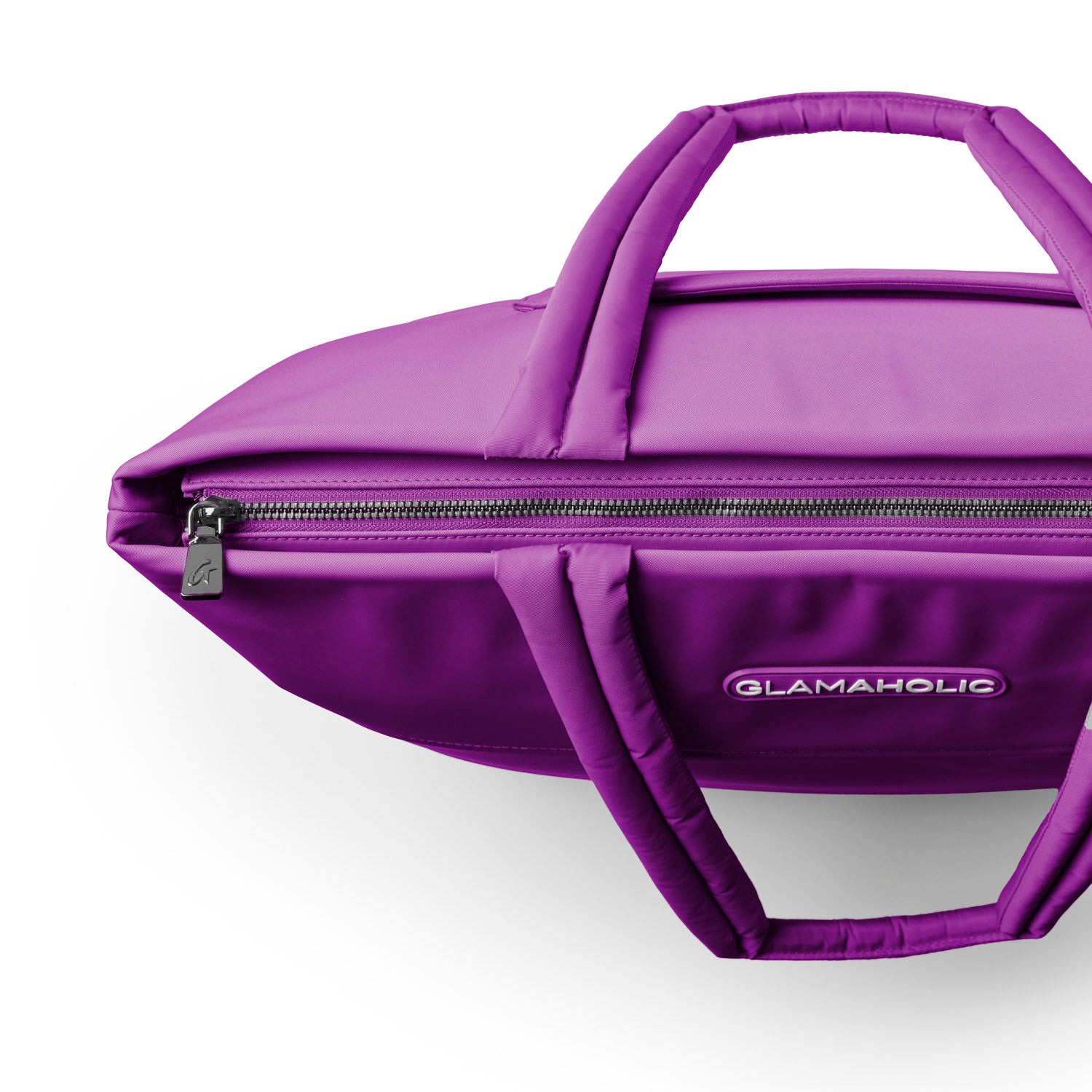 ATHLETIC NYLON TOTE - PURPLE
