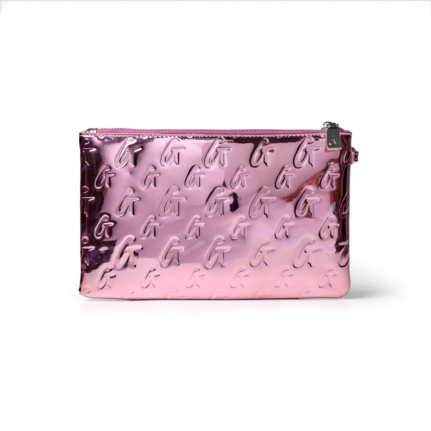 METALLIC MONOGRAM WRISTLET - METALLIC PINK