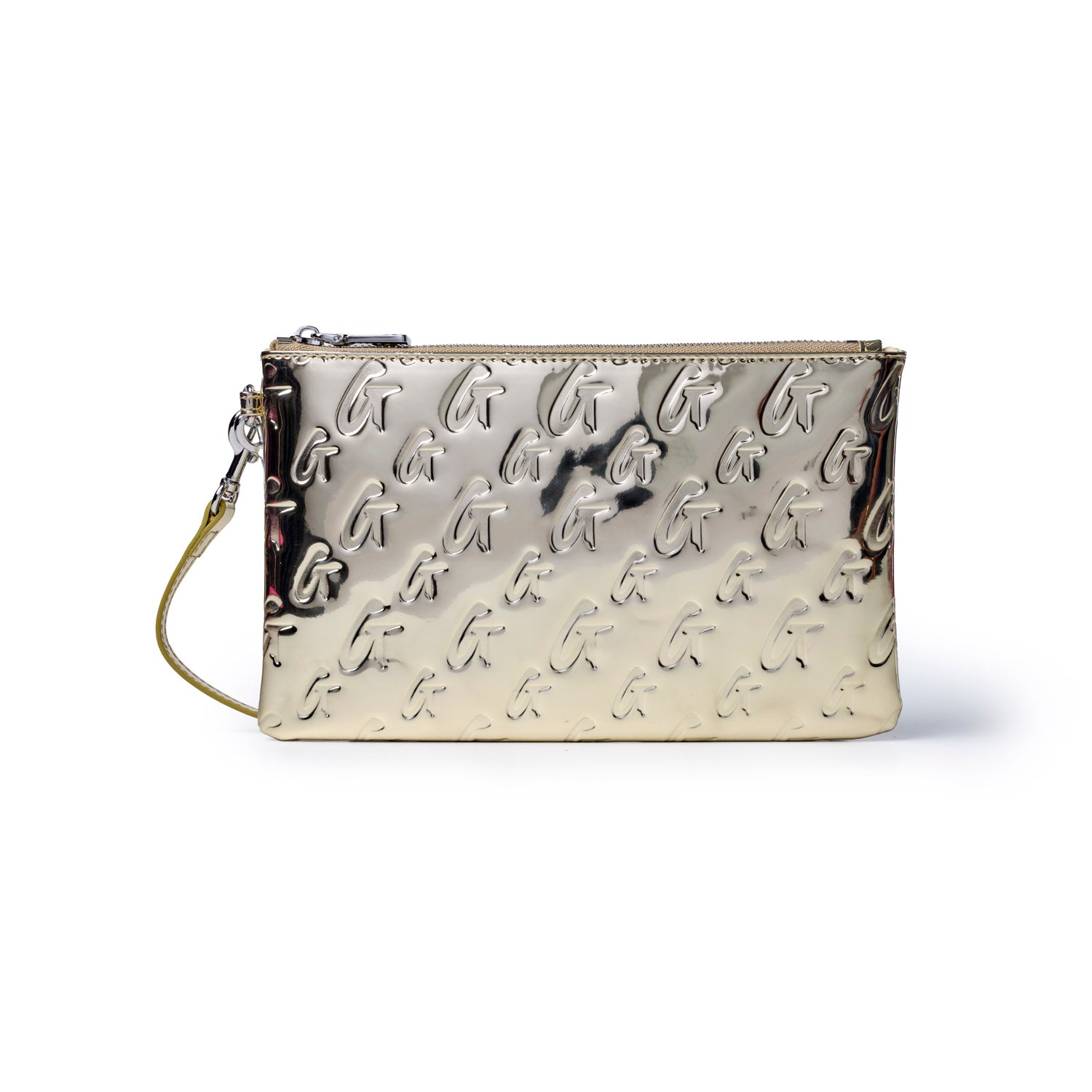 METALLIC MONOGRAM WRISTLET - METALLIC GOLD