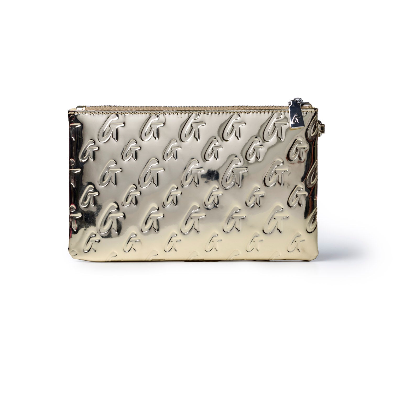 METALLIC MONOGRAM WRISTLET - METALLIC GOLD