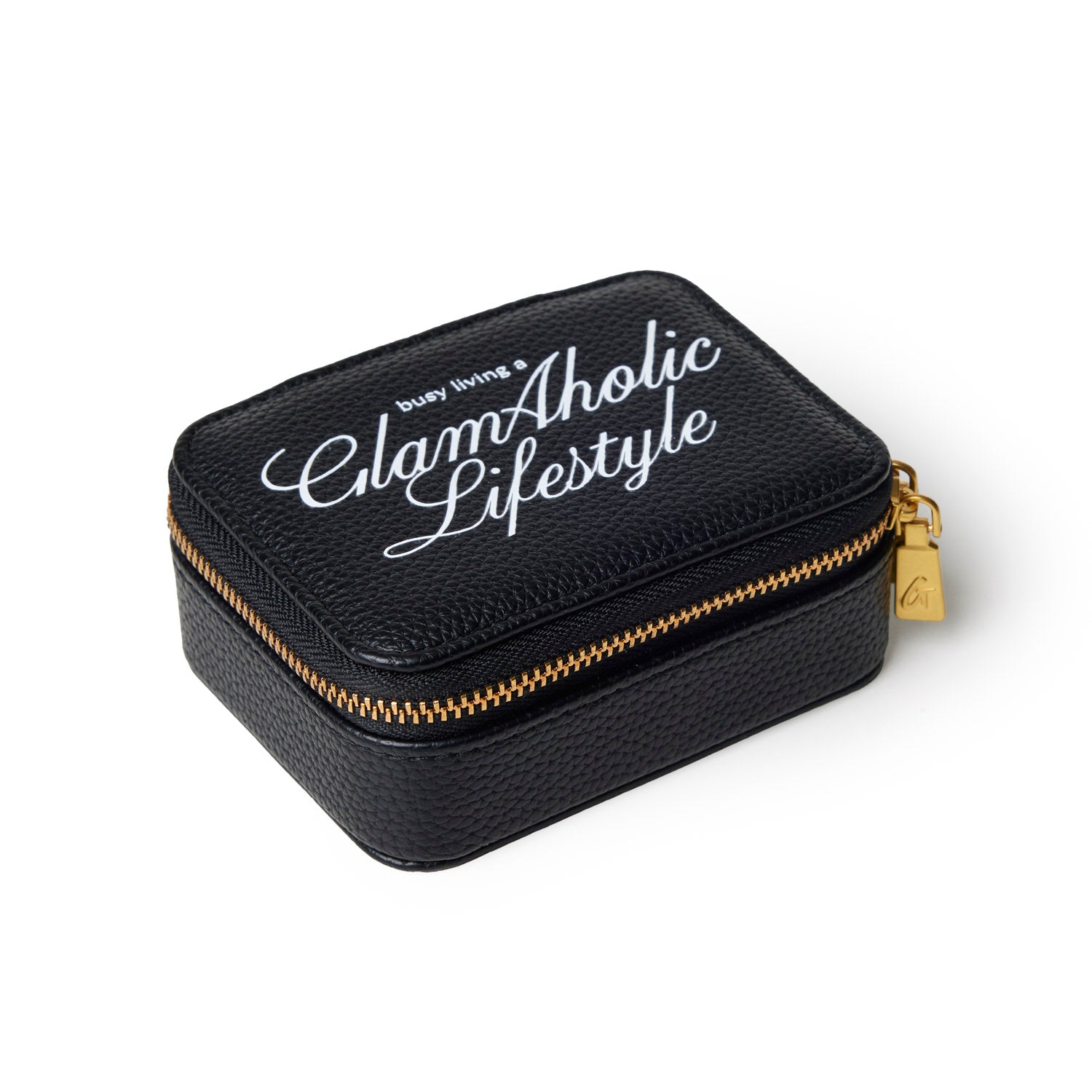 Pebble Pill Case - Black | Durable Vegan Leather | Compact Pebble Pill Case - Black | Durable Vegan Leather | Compact