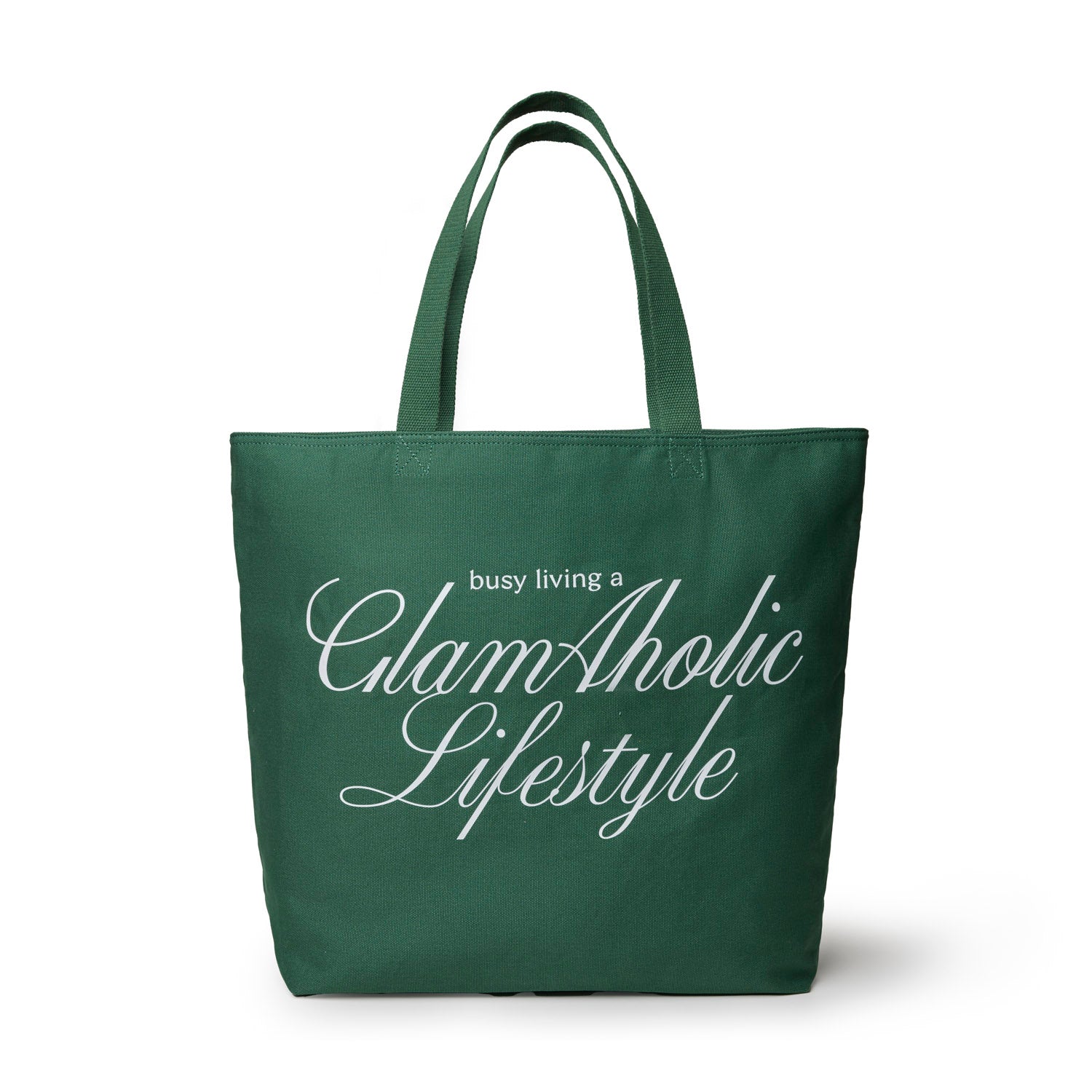 Oversized Green Canvas Tote | Busy Living - Durable Travel Carryall