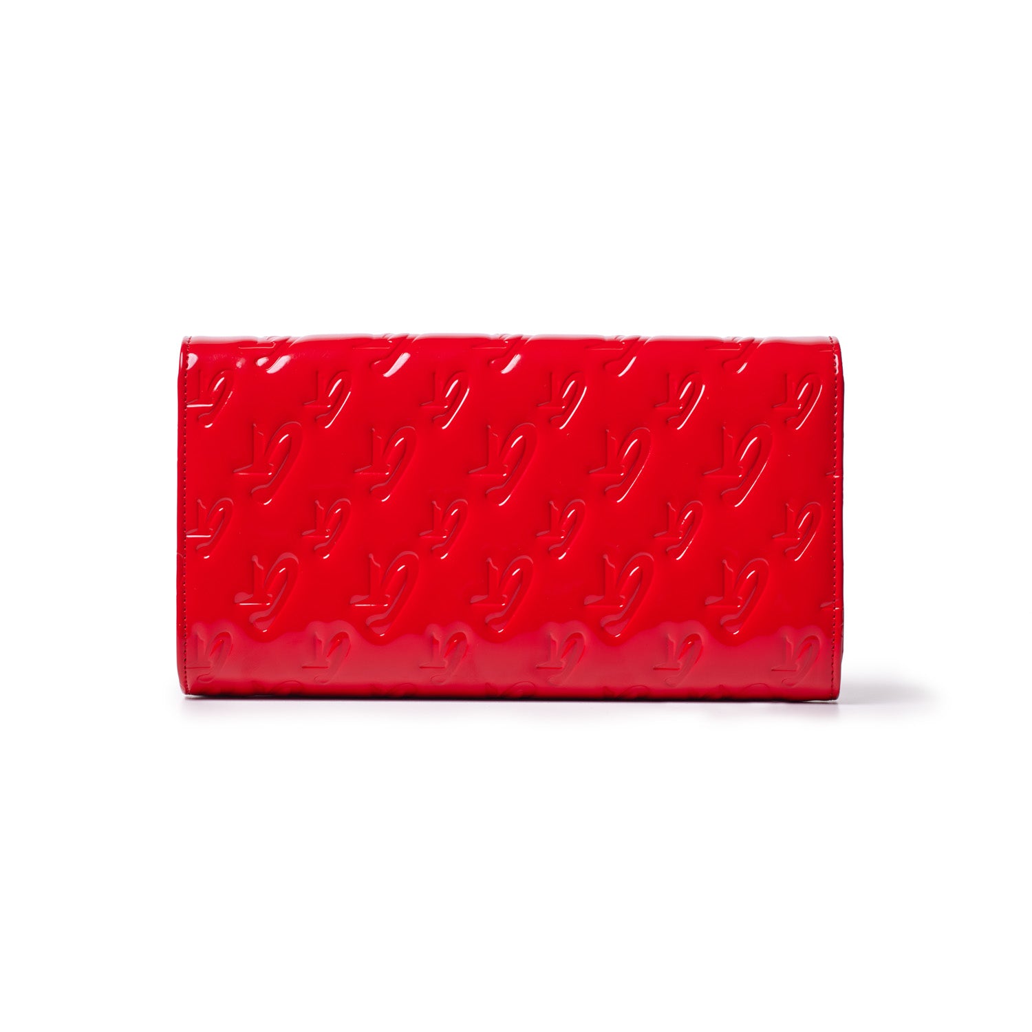 MONOGRAM TRAVEL WALLET - MIRROR RED
