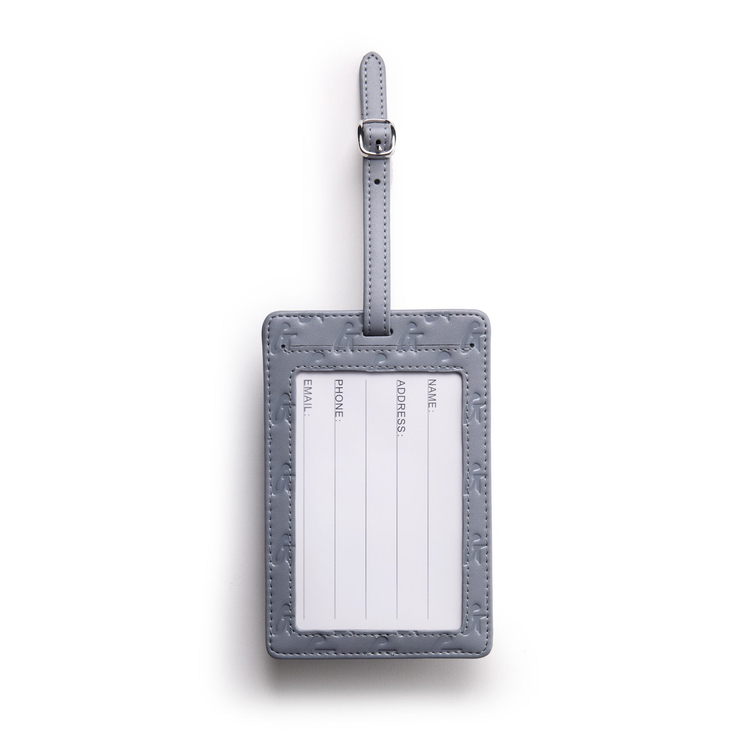 GLAM-AHOLIC LIFESTYLE LUGGAGE TAG GRAY