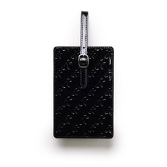 GLAM-AHOLIC LIFESTYLE LUGGAGE TAG MIRROR BLACK