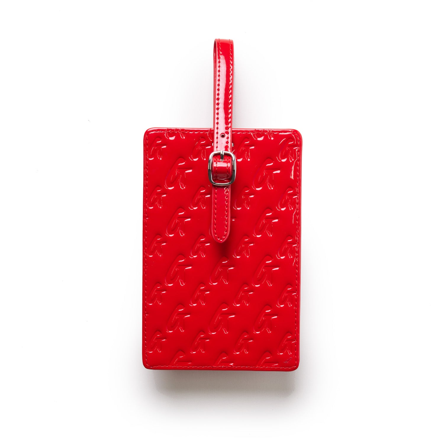 GLAM-AHOLIC LIFESTYLE LUGGAGE TAG MIRROR RED