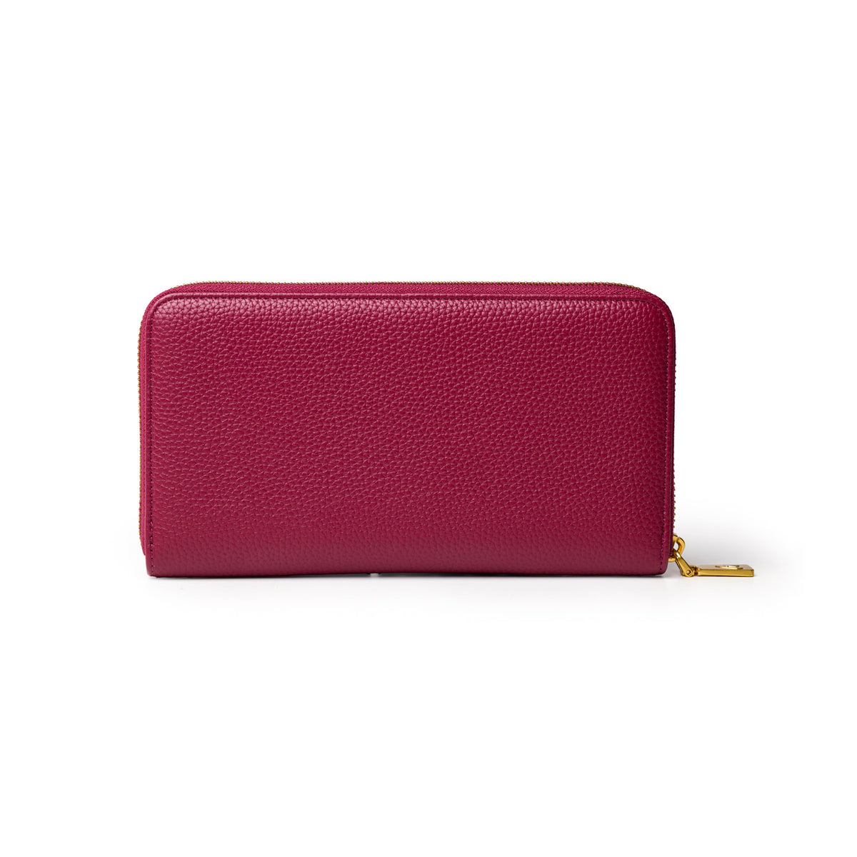 JUMBO PEBBLE WALLET - BURGUNDY