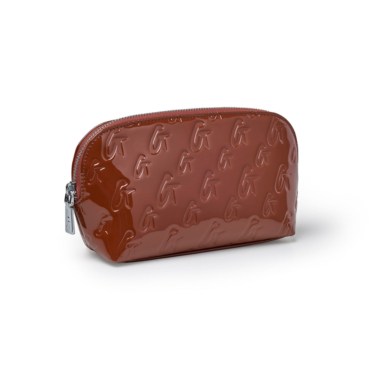 MONOGRAM COSMETIC POUCH - MIRROR BROWN