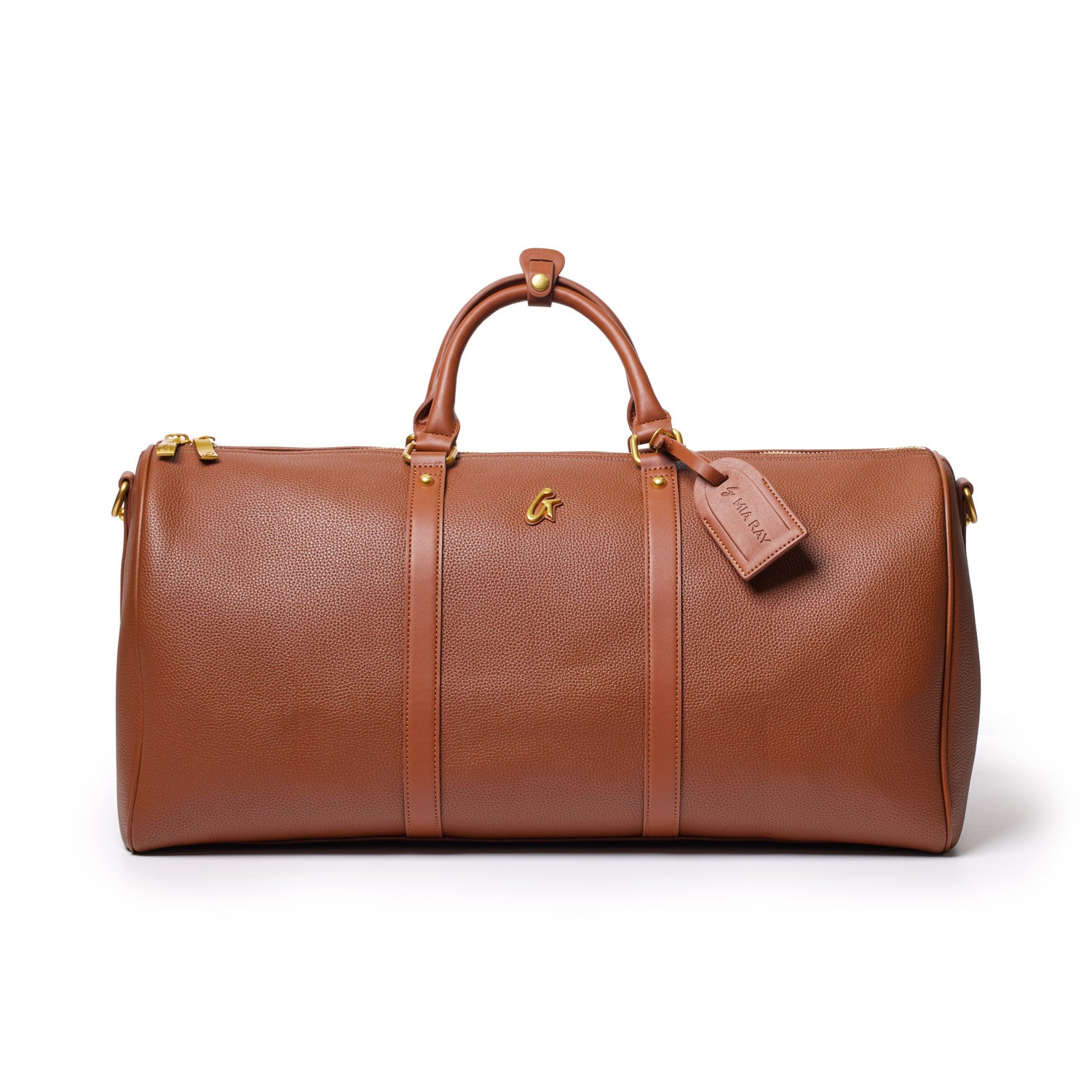 PEBBLE DUFFLE BAG BROWN