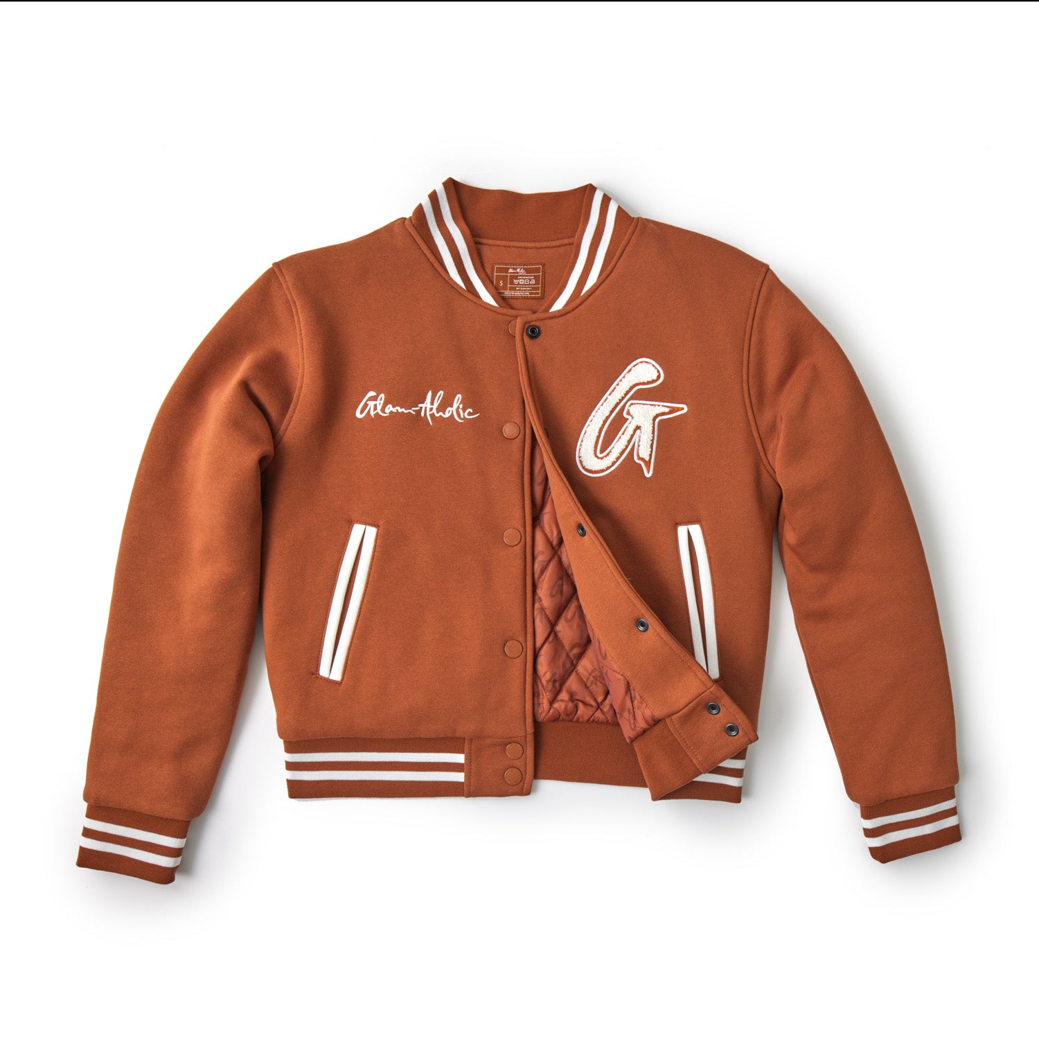 ESSENTIAL VARSITY JACKET BROWN