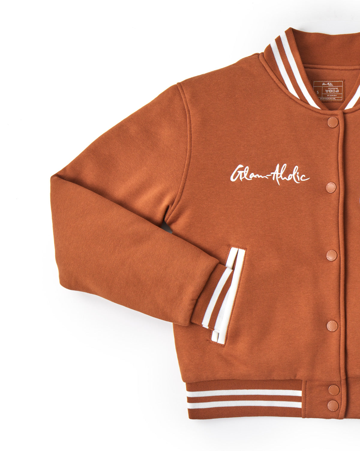 ESSENTIAL VARSITY JACKET - BROWN