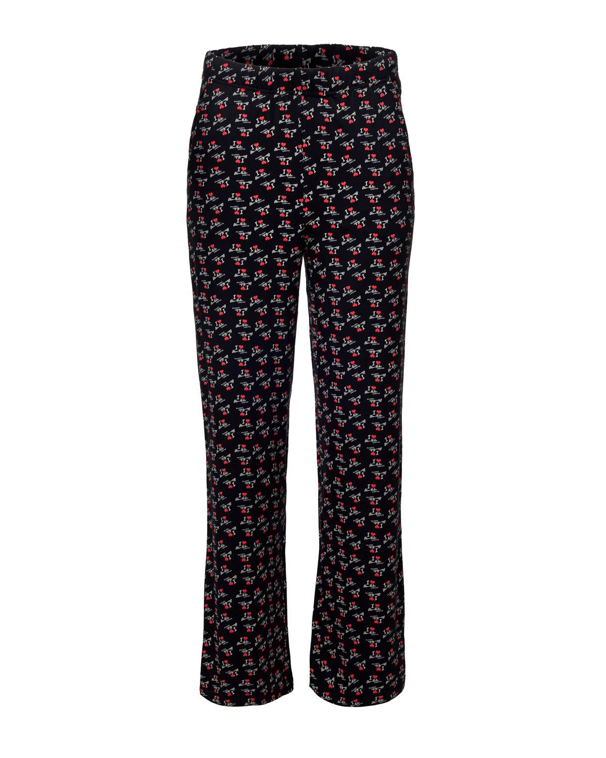 I LOVE GAL PAJAMAS LONG - BLACK