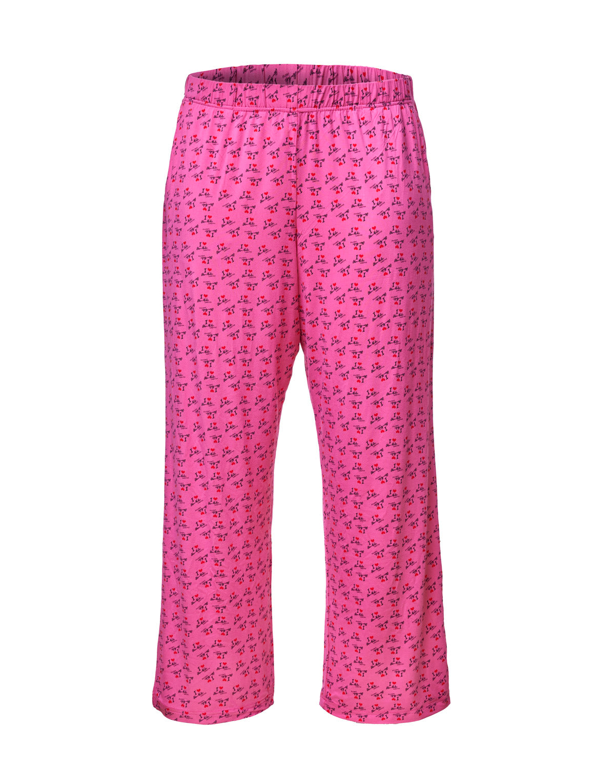 I LOVE GAL PAJAMAS STANDARD - HOT PINK