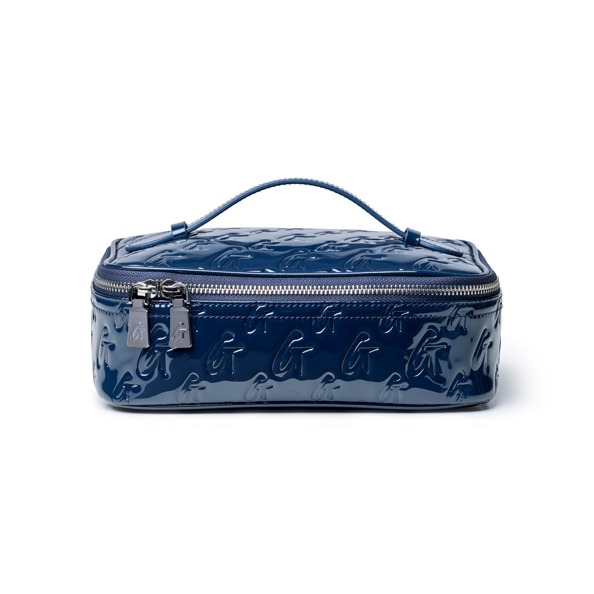 MEDIUM MONOGRAM TOILETRY BAG - MIRROR NAVY
