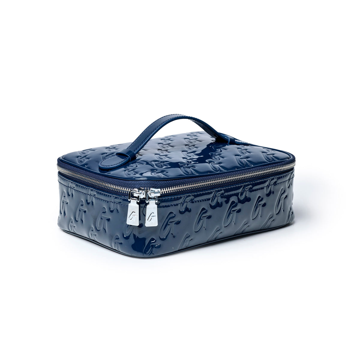 MEDIUM MONOGRAM TOILETRY BAG - MIRROR NAVY