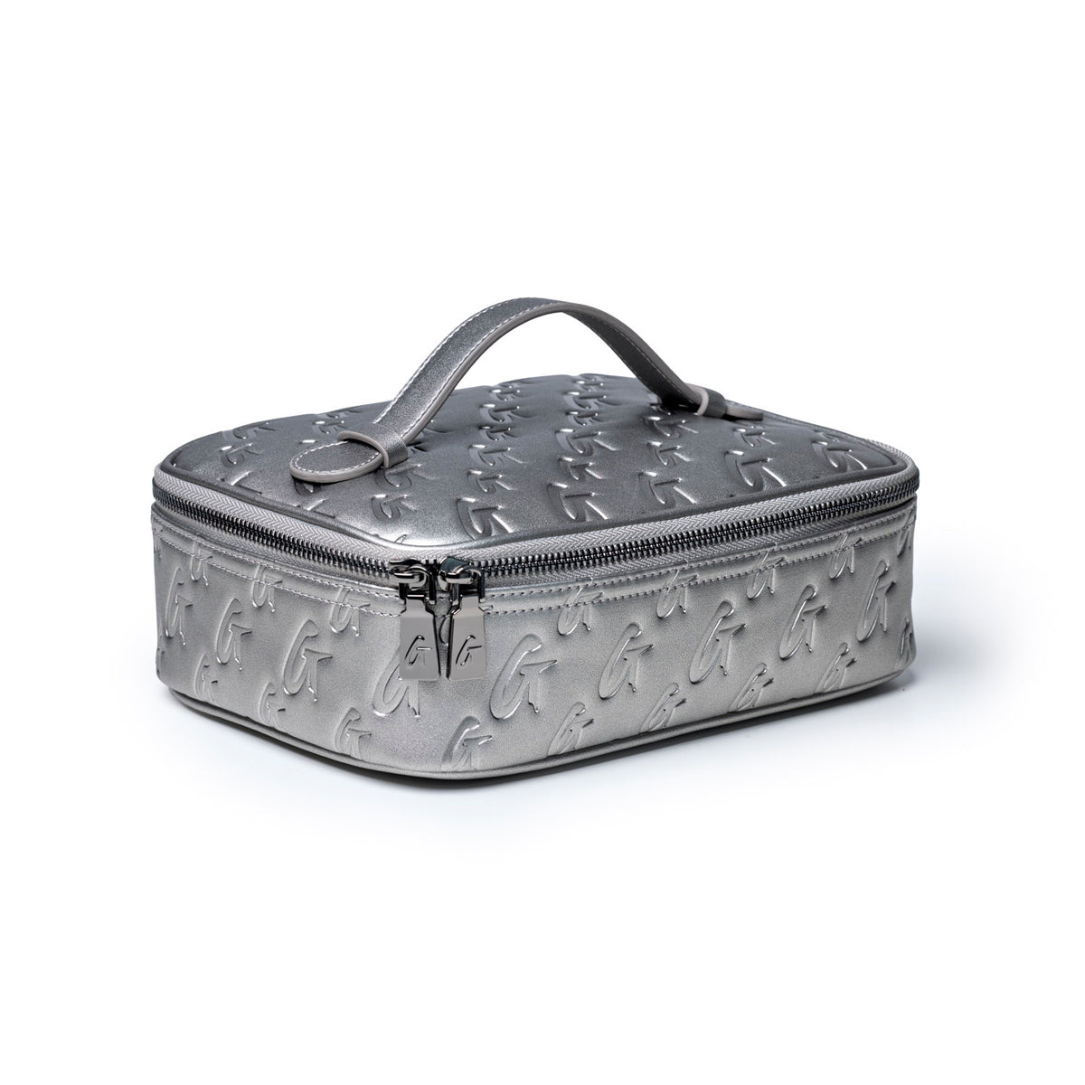 MEDIUM MONOGRAM TOILETRY BAG - PLATINUM