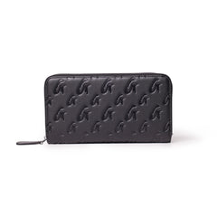 JUMBO MONOGRAM WALLET - BLACK