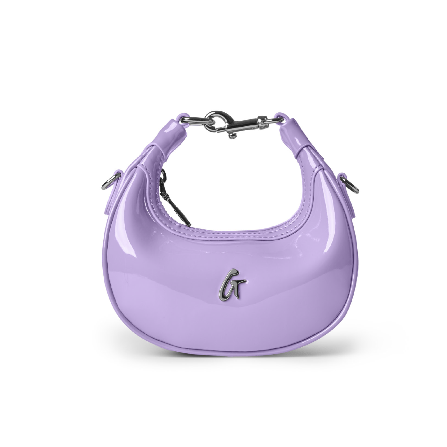 Hobo 005 自転車アクセサリー 紫 Nano Mirror Hobo Bag | Mirror Lavender | Vegan Leather | Compact
