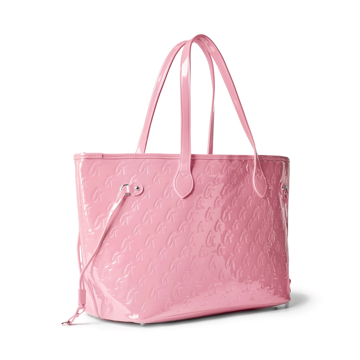 MONOGRAM GLAM TOTE - MIRROR PINK
