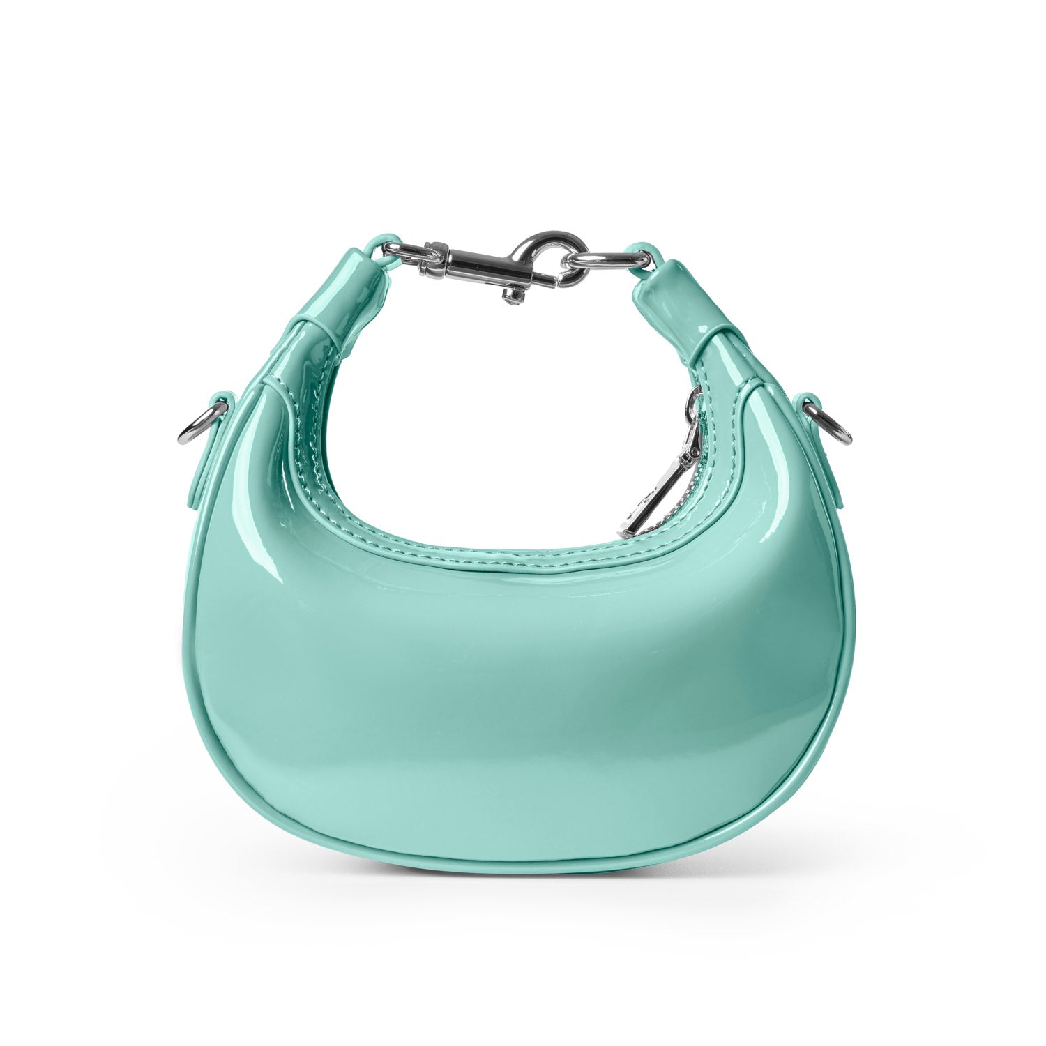 NANO MIRROR HOBO BAG - MIRROR TEAL