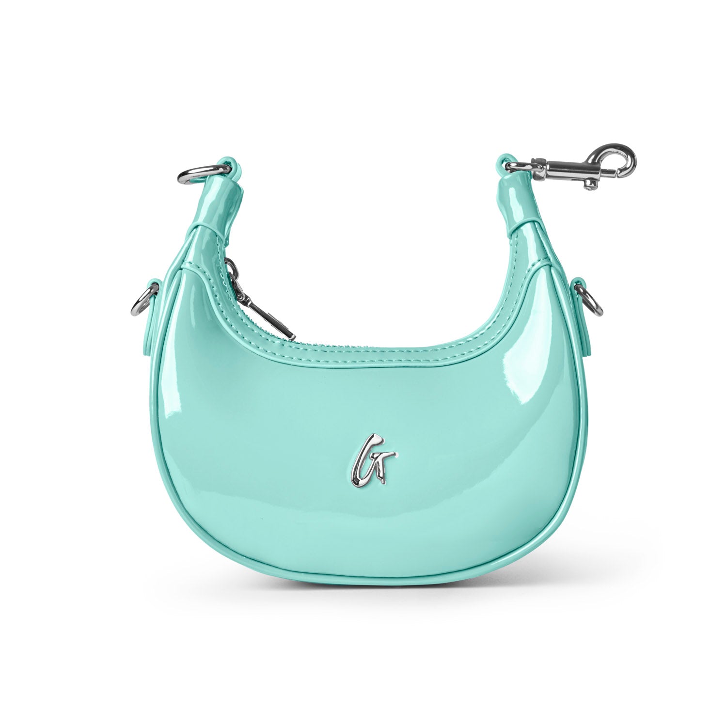 NANO MIRROR HOBO BAG - MIRROR TEAL