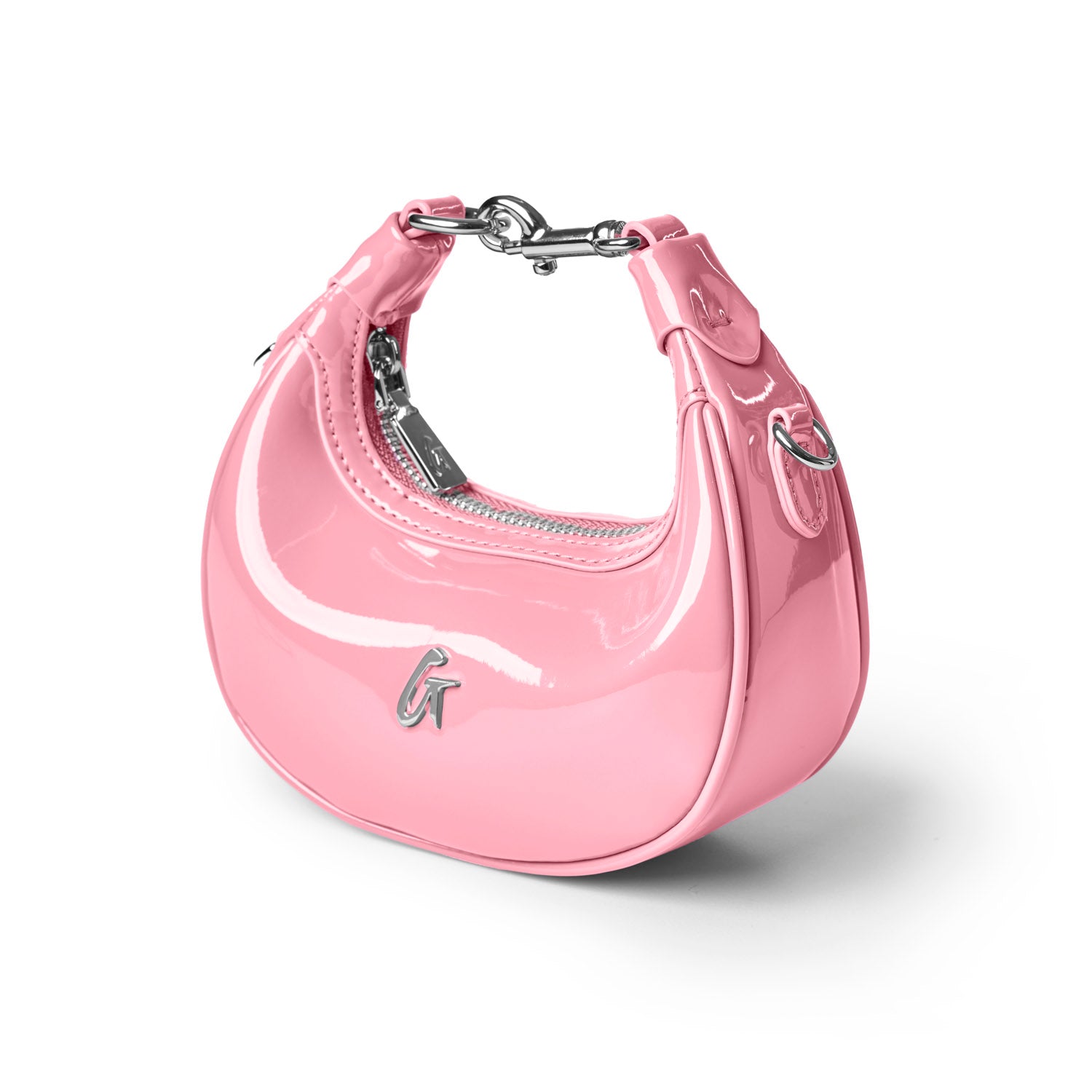 NANO MIRROR HOBO BAG - MIRROR LIGHT PINK