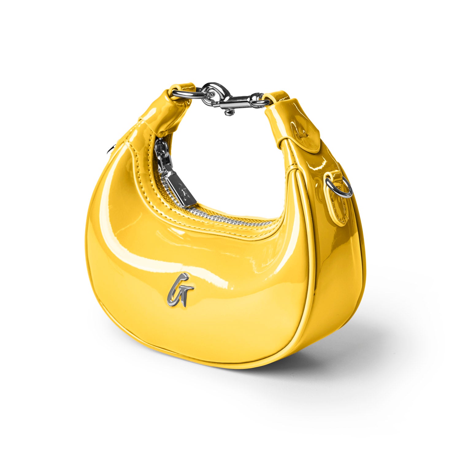 NANO MIRROR HOBO BAG - MIRROR YELLOW