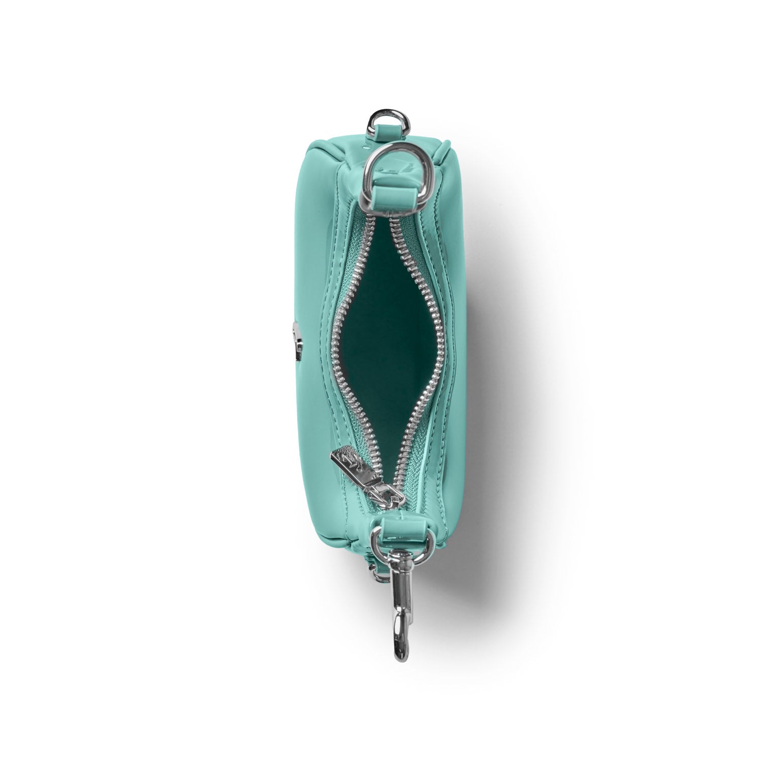 NANO MIRROR HOBO BAG - MIRROR TEAL