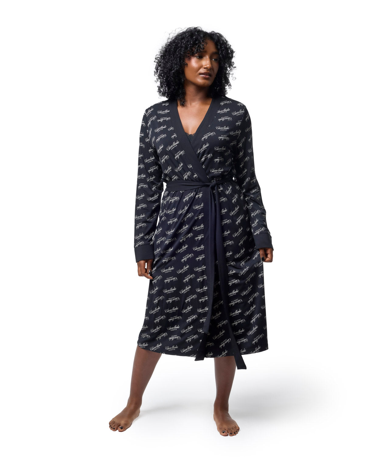 SIGNATURE LUXE ROBE - BLACK