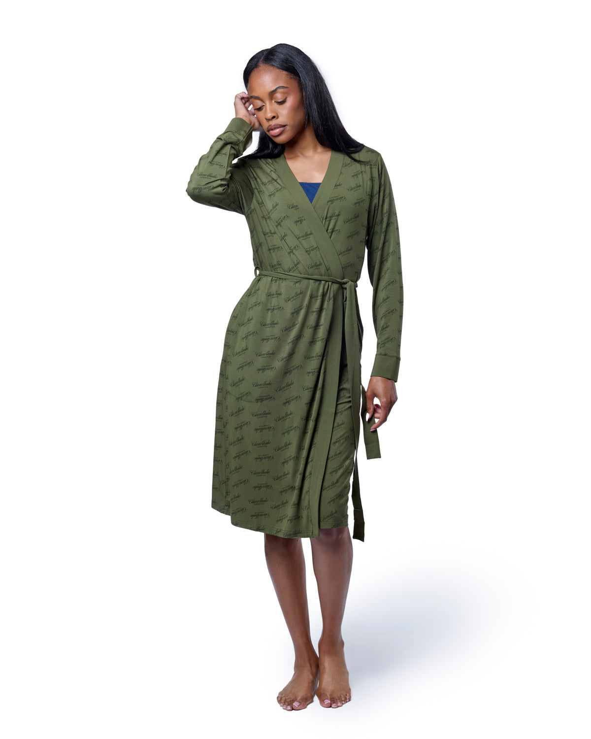 SIGNATURE LUXE ROBE - GREEN