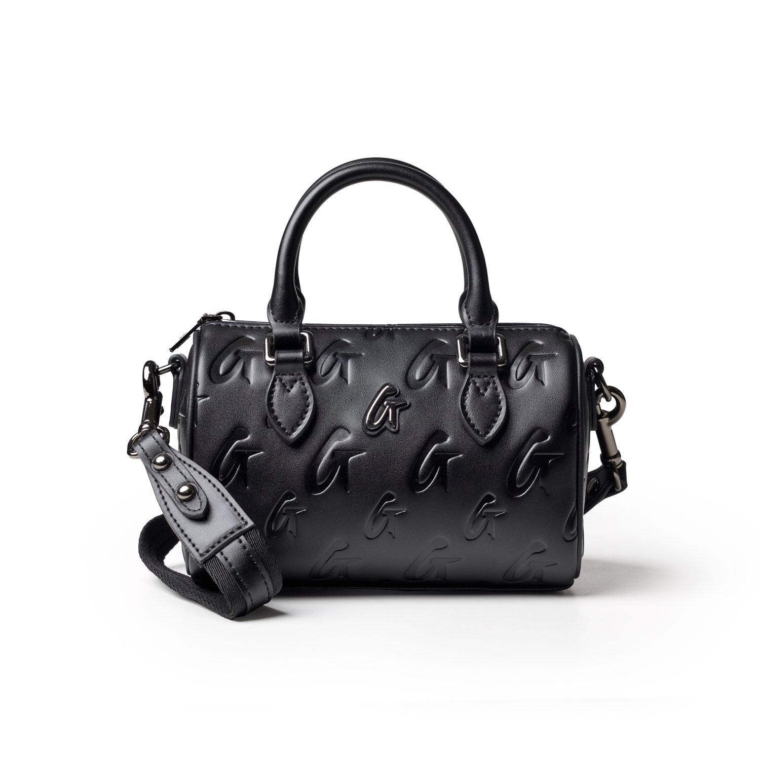 NANO MONOGRAM GAL BOSTON BAG - BLACK