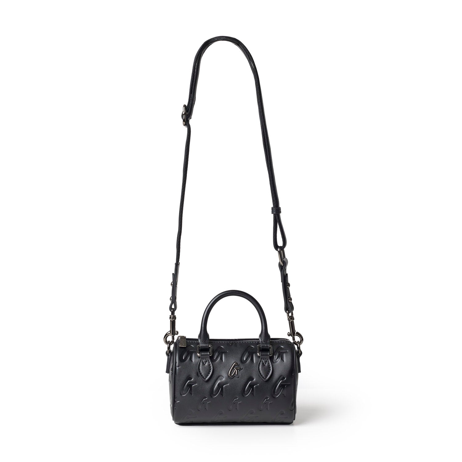 NANO MONOGRAM GAL BOSTON BAG - BLACK