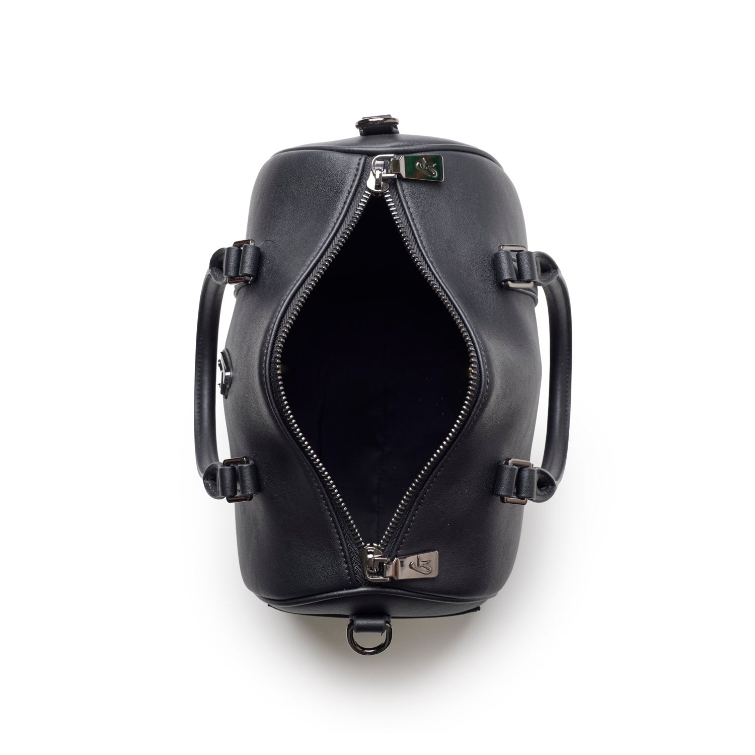 MEDIUM STANDARD GAL BOSTON BAG - BLACK