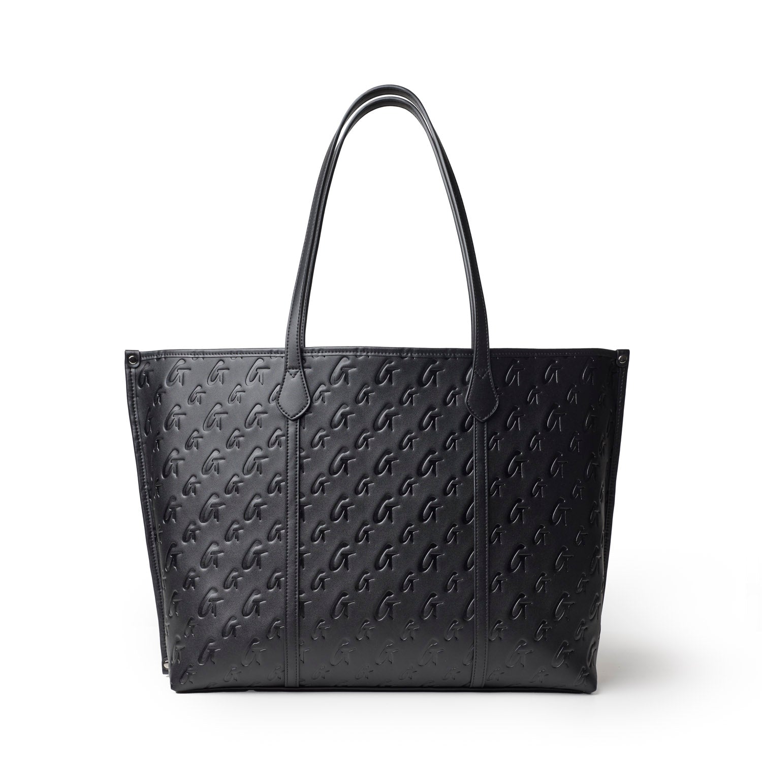 XL Monogram Sleek Tote - Black | Glam-Aholic Lifestyle