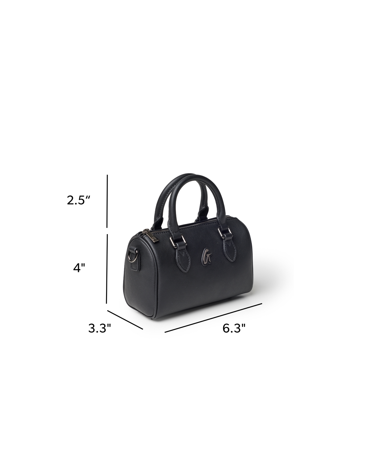 NANO STANDARD GAL BOSTON BAG - BLACK