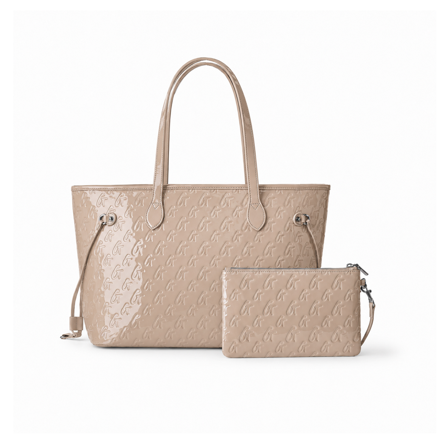 MONOGRAM TRAVEL SET - MIRROR NUDE